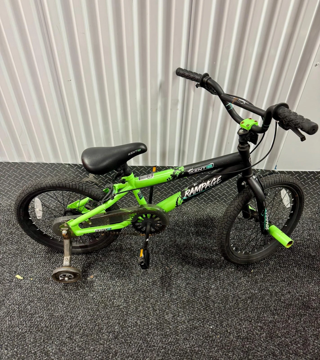 Kent Rampage BMX Bike - Green/Black