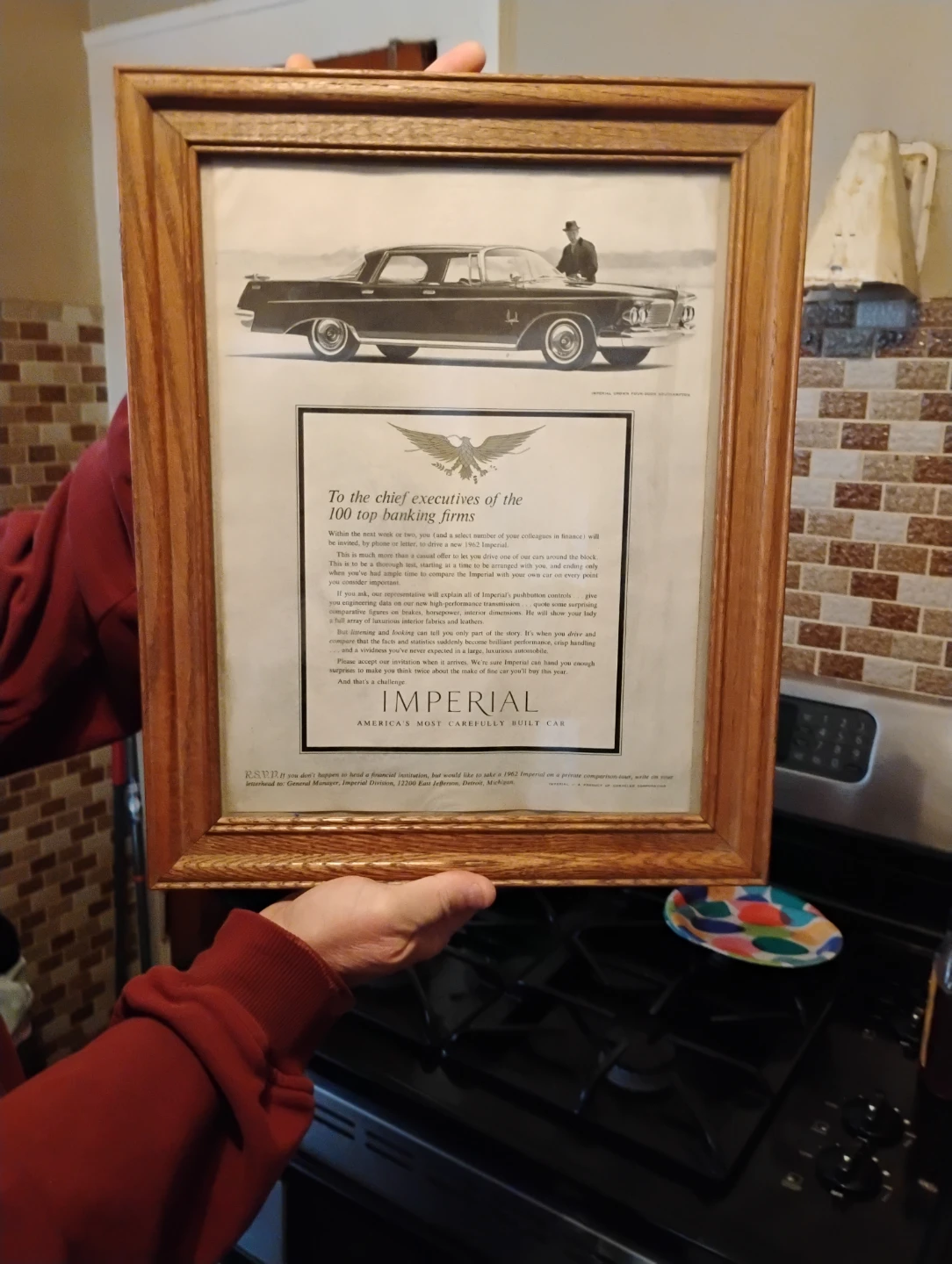 1962 Imperial Framed Advertisement - photo 2