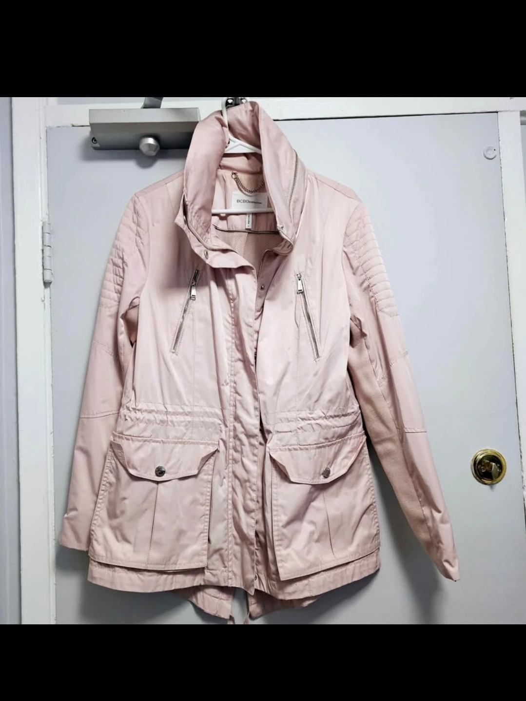 BCBGMAXAZRIA Pink Utility Jacket