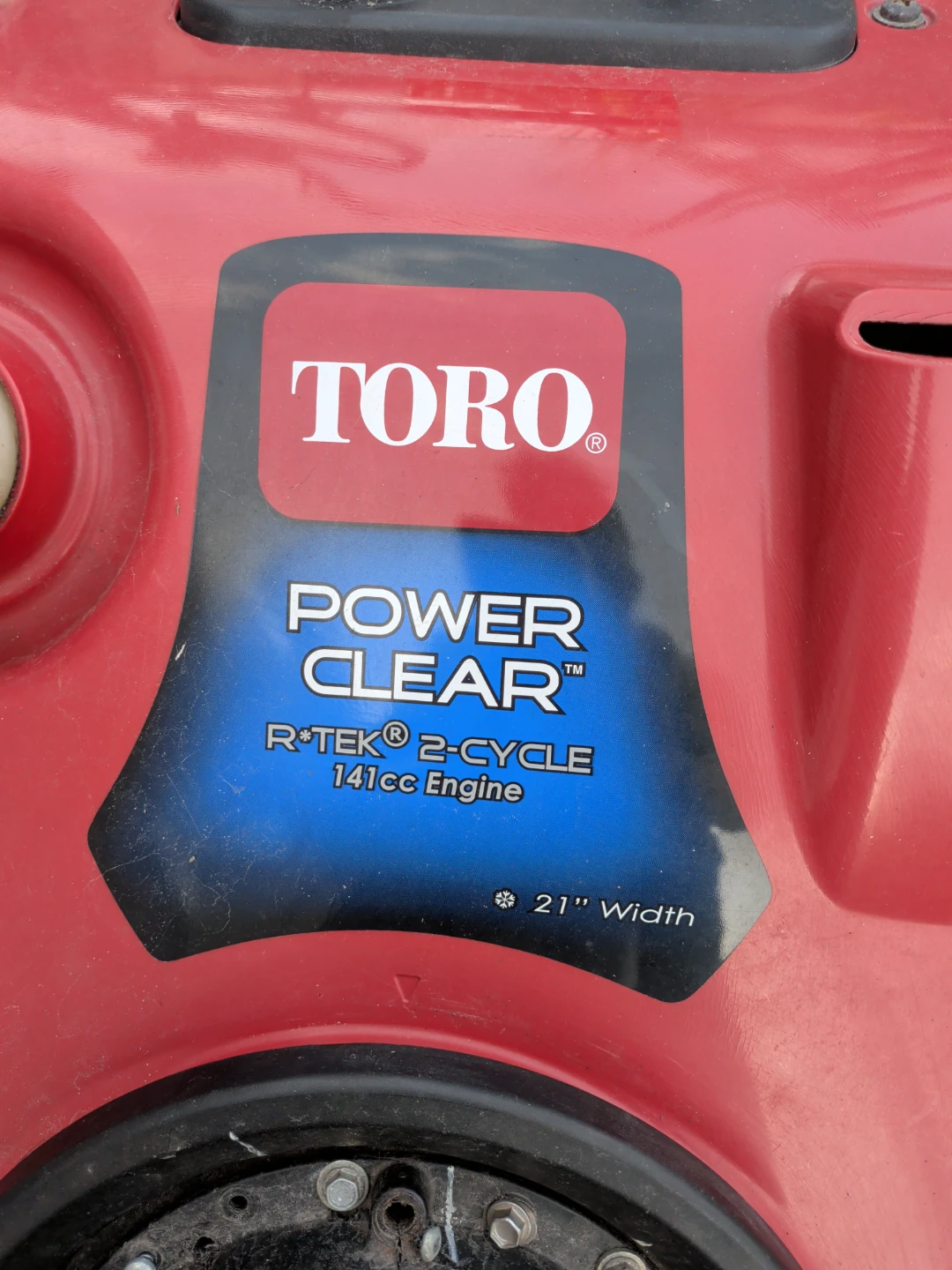Toro Power Clear R*TEK 2-Cycle Snow Blower - 21" Width - photo 2