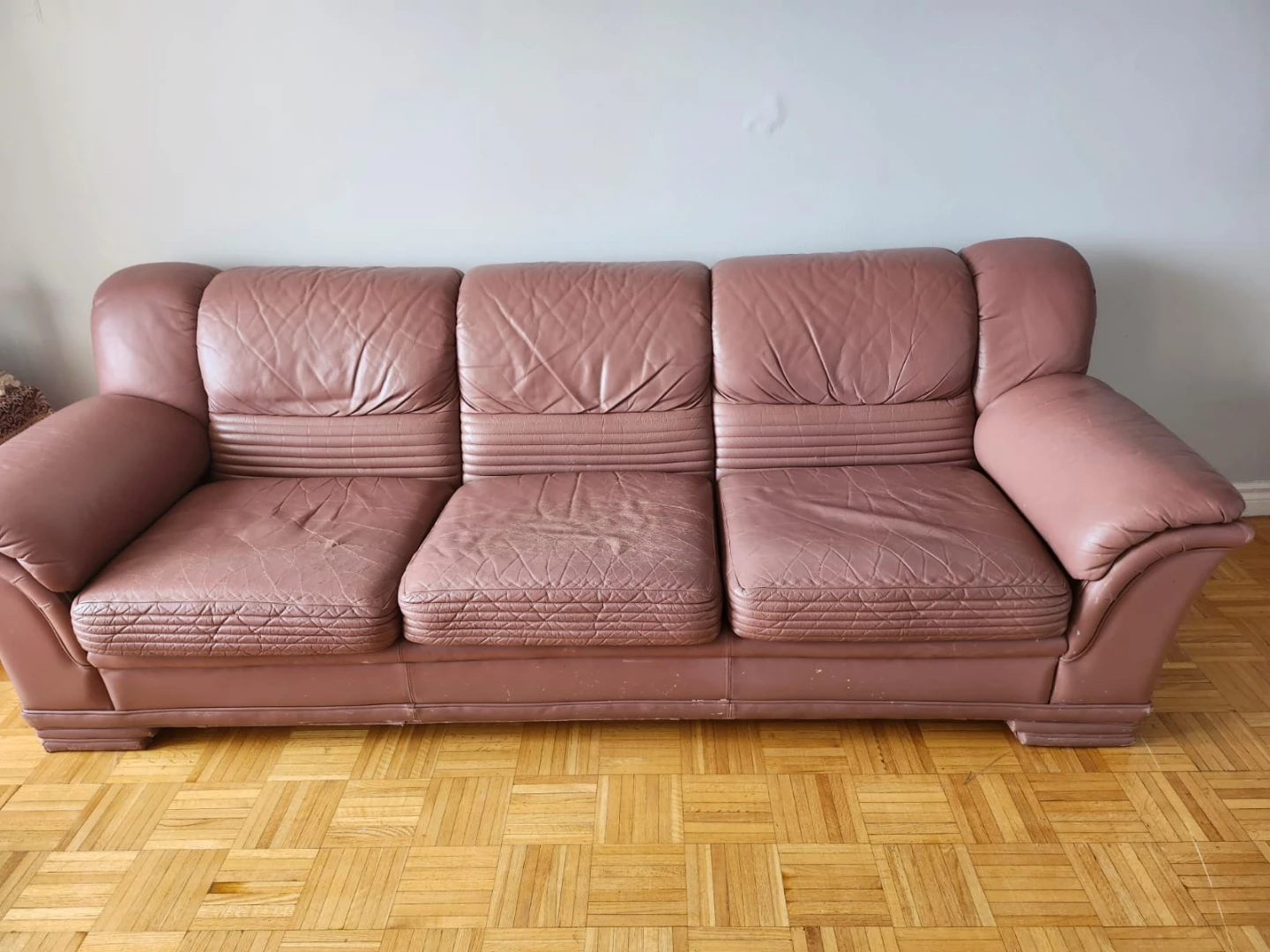 Three-Seater Sofa with Sofa Cover moving out sale - photo 4