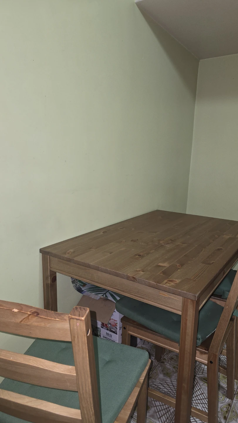 Wooden Dining Table and 4 Chairs - photo 5