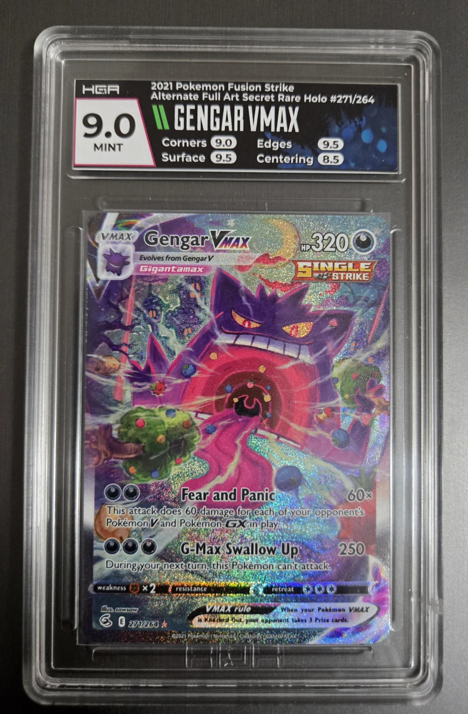 Pokemon 2021 SWSH Gengar VMAX SRT ALT ART #271/264