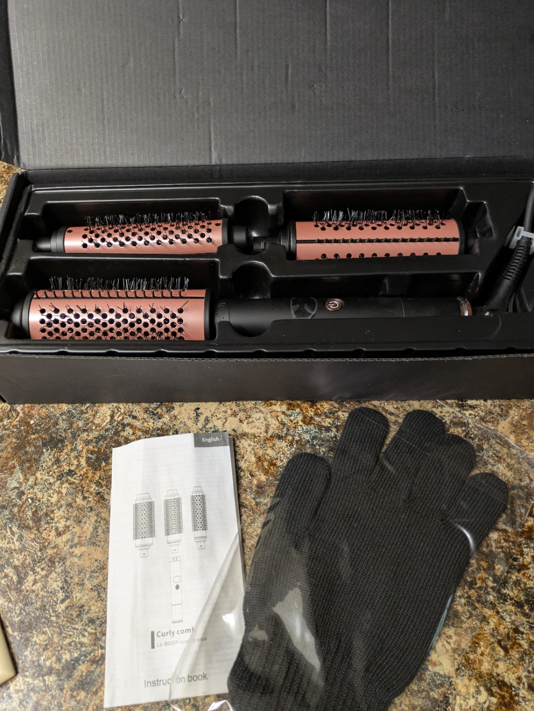 3-in-1 Thermal Brush Hair Styler with Interchangeable Barrels - photo 2