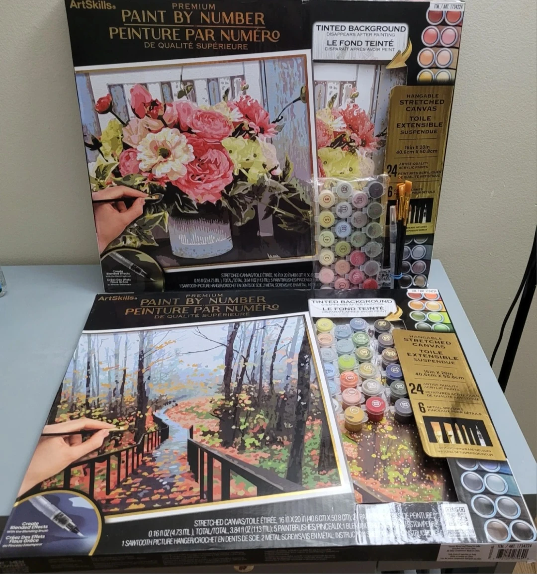 ArtSkills Premium Paint by Number Kits (2 Kits)