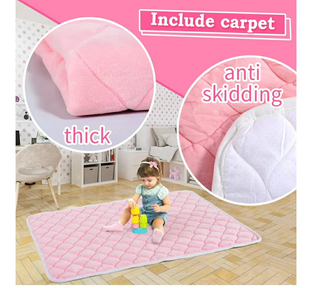 Pink Play Tent with Carpet - photo 3