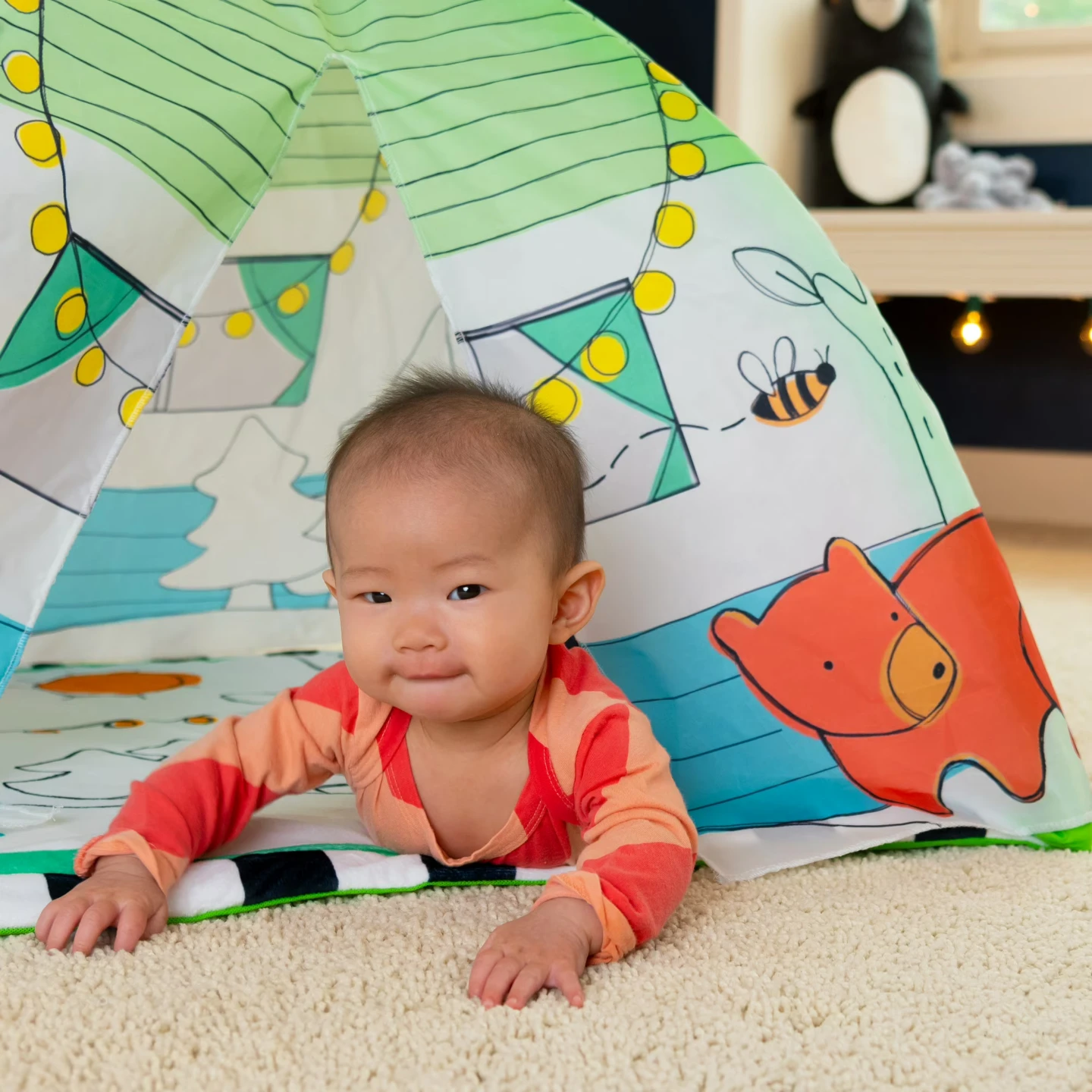 Sassy Gone Camping Grow-Along Gym and Play Mat - photo 4