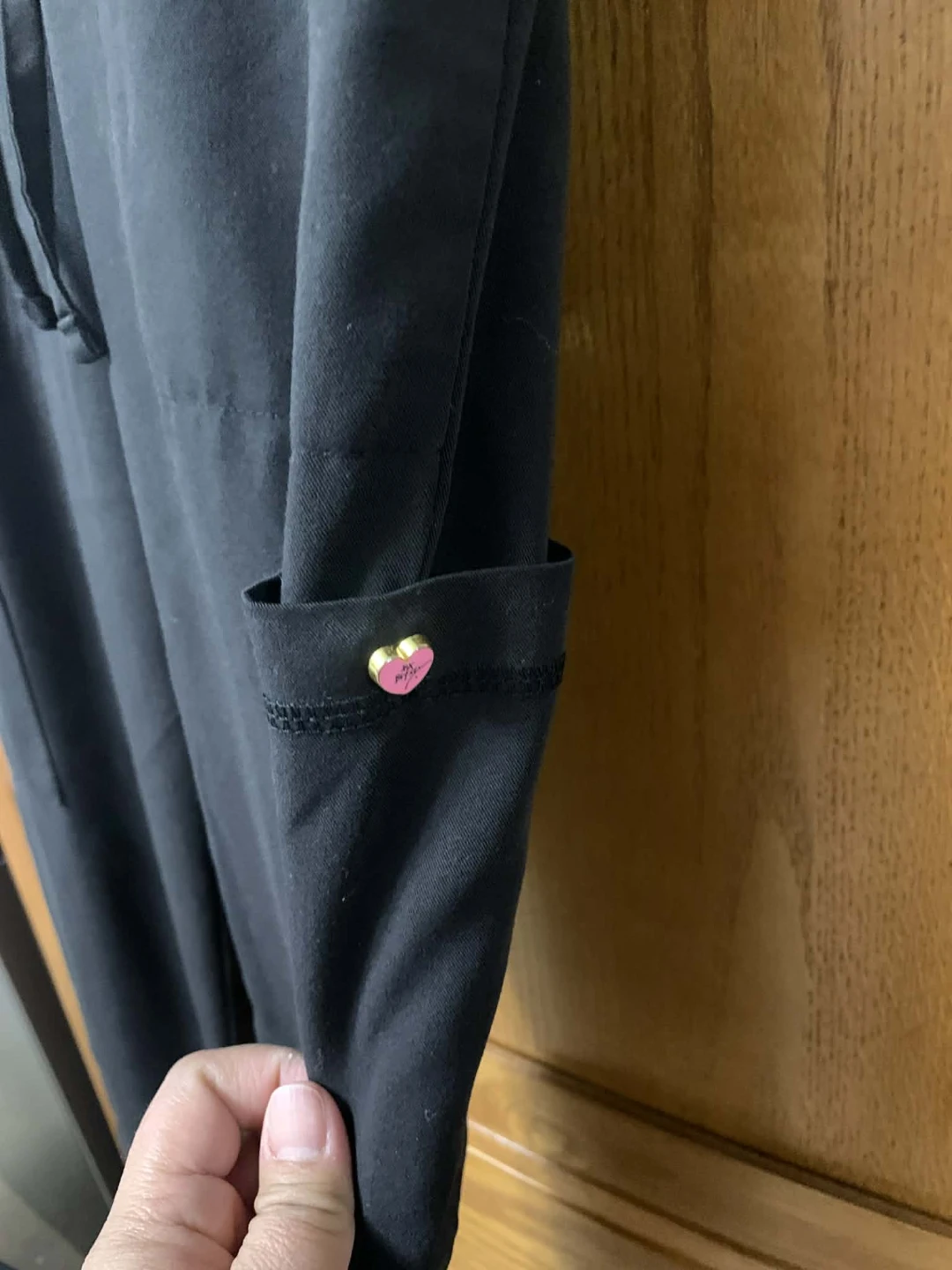 Betsey Johnson Black Scrub Pants XXS - photo 3