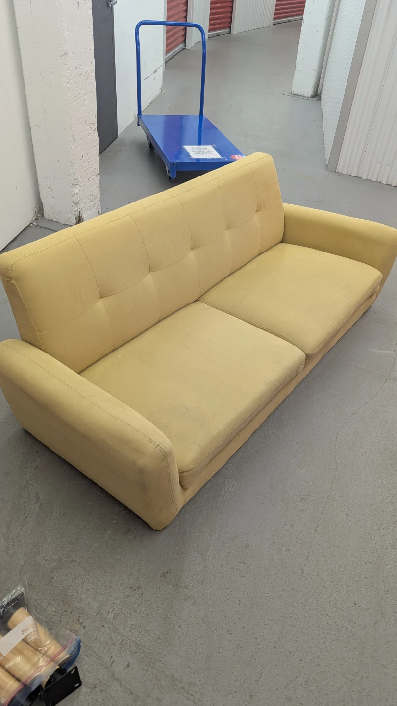 Free Delivery - Mustard Couch