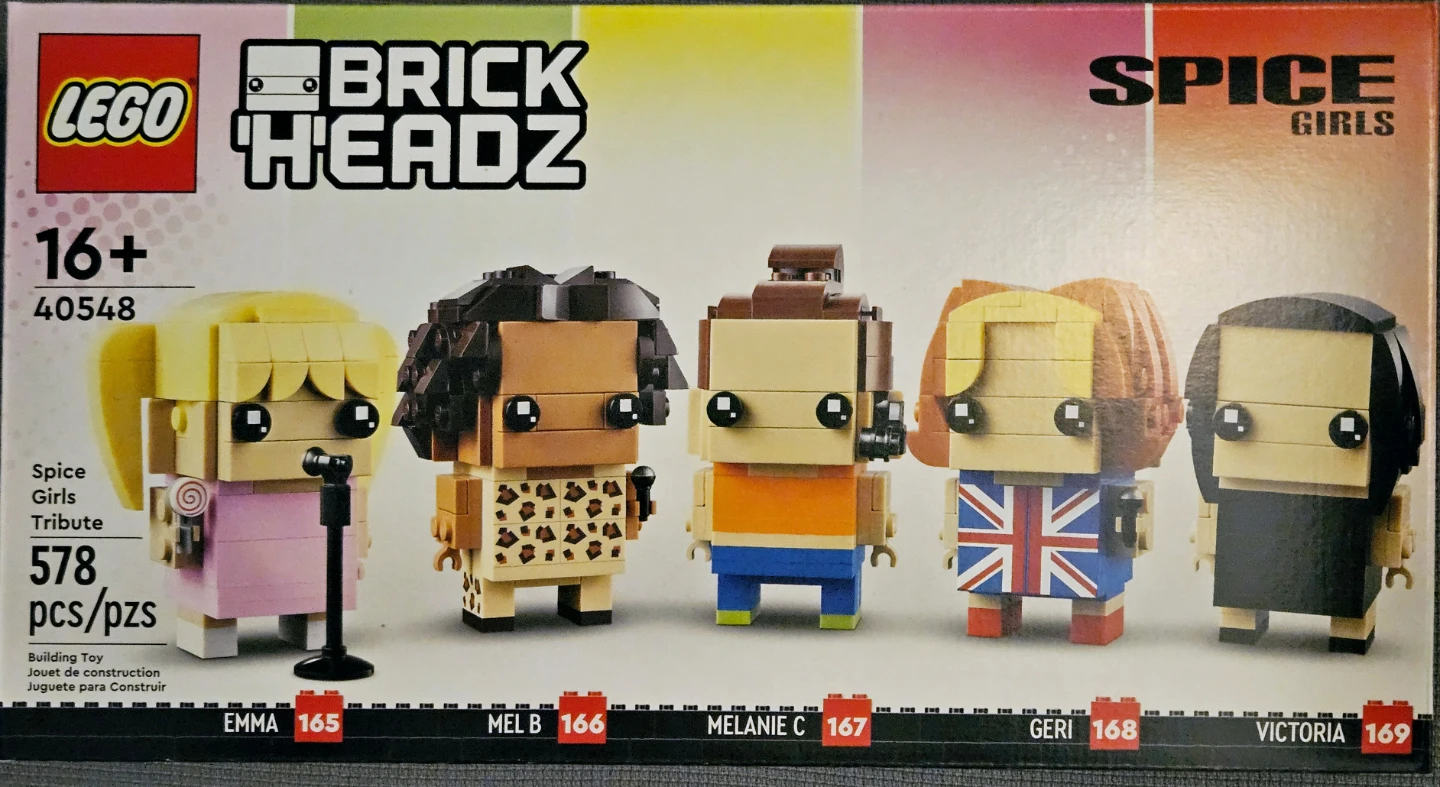 NEW Retired LEGO BrickHeadz Spice Girls Tribute Set 40548