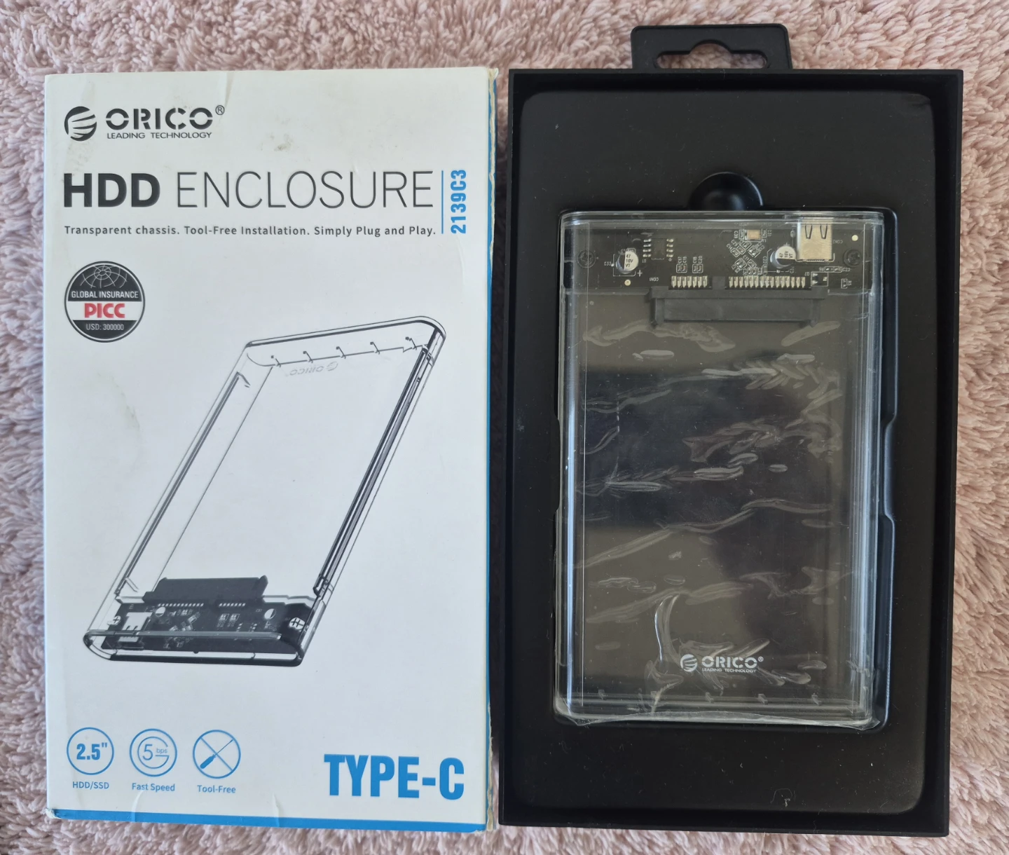 [New] ORICO 2.5 Inch HDD Enclosure Type-C - photo 3