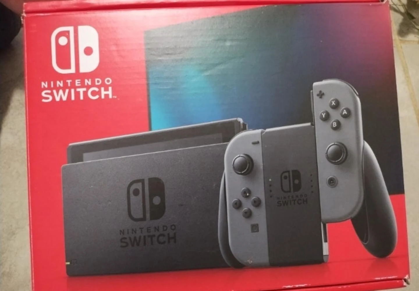 Nintendo Switch Console with Gray Joy-Cons