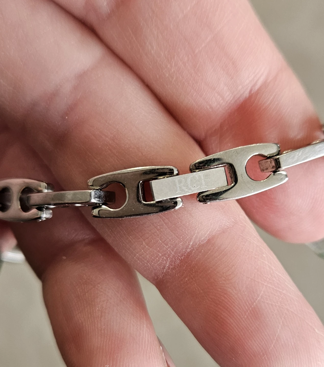 Stainless steel bracelet left - photo 3