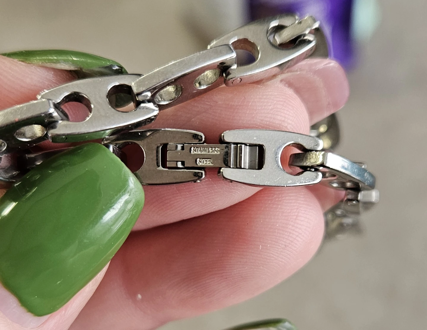 Stainless steel bracelet left - photo 5