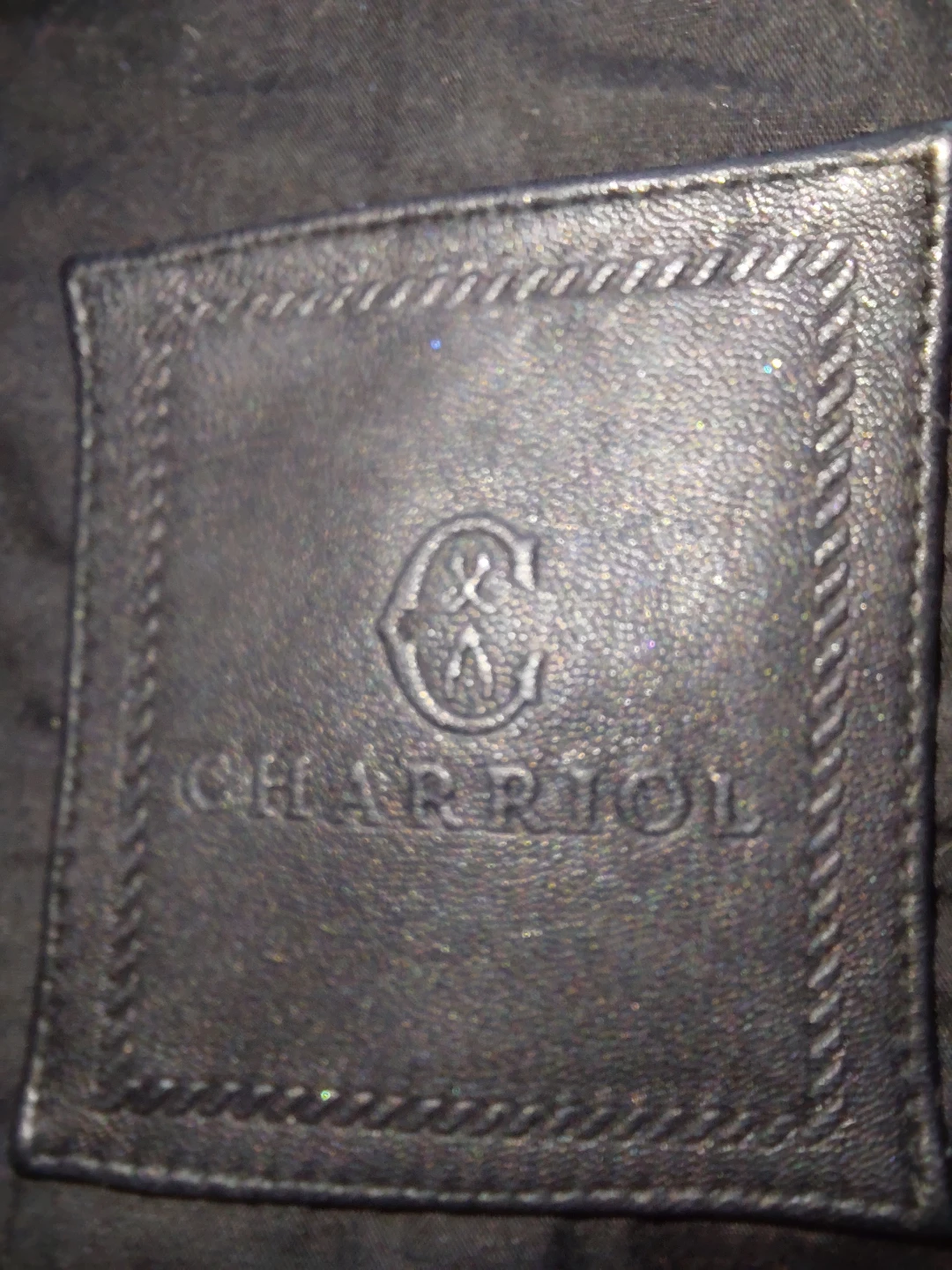 Leather Jacket Charriol Brand Size M - photo 3