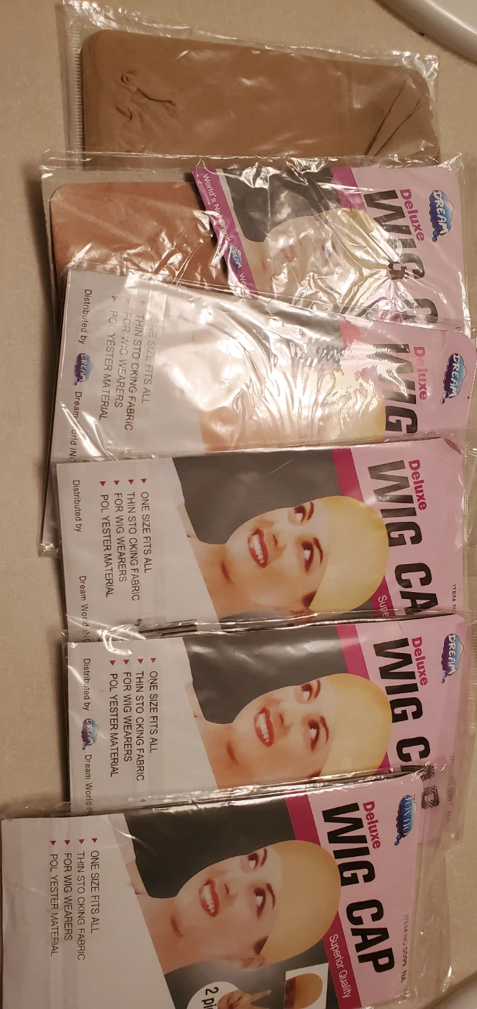 Deluxe Wig Caps - 6 Pack
