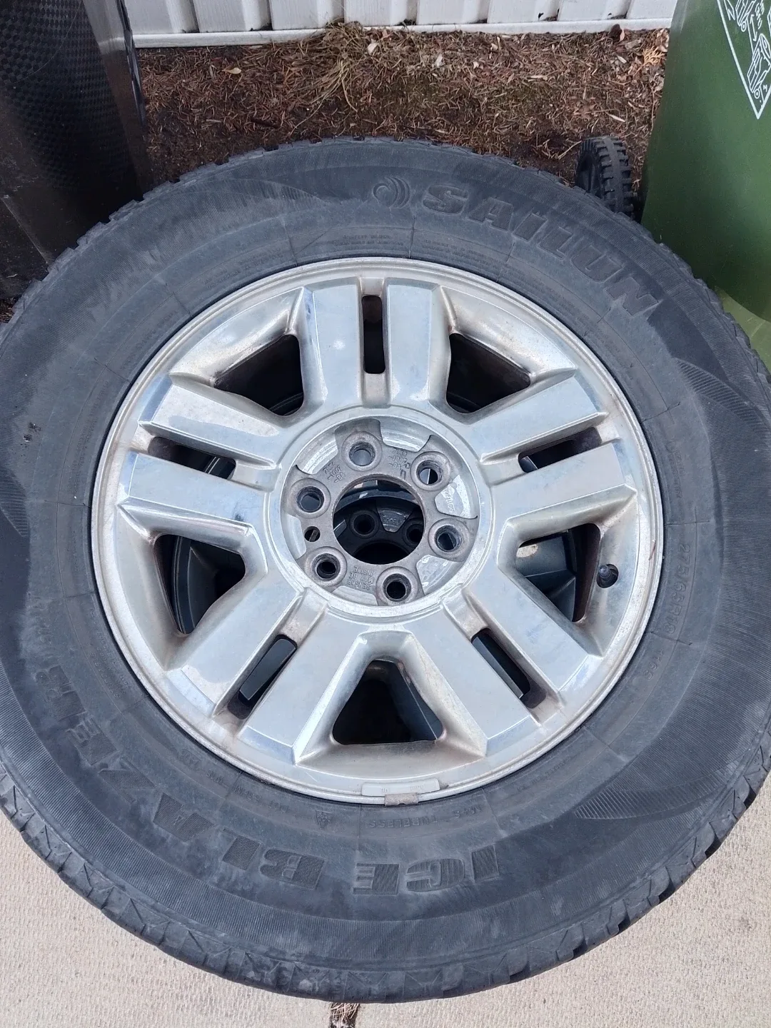 2 Winter Tires on Rims