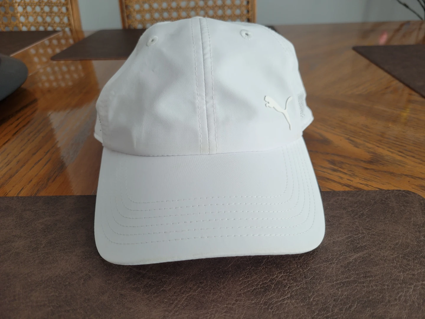 White Puma Baseball Cap