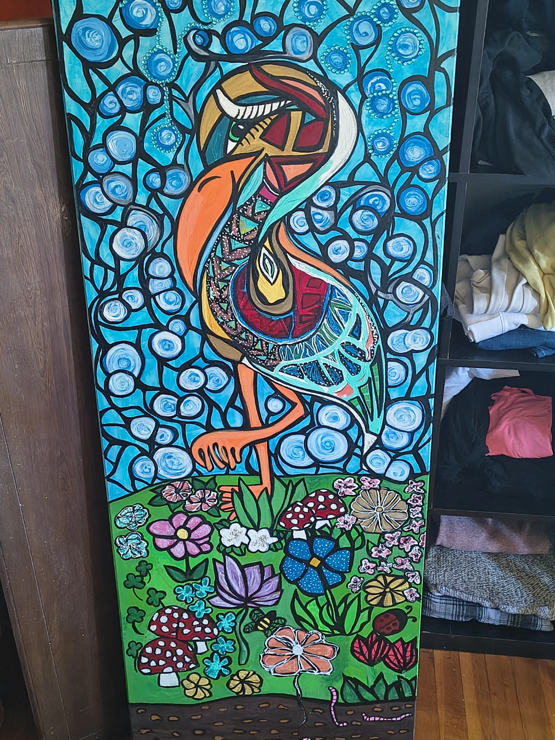 Vibrant Painted Wall Art