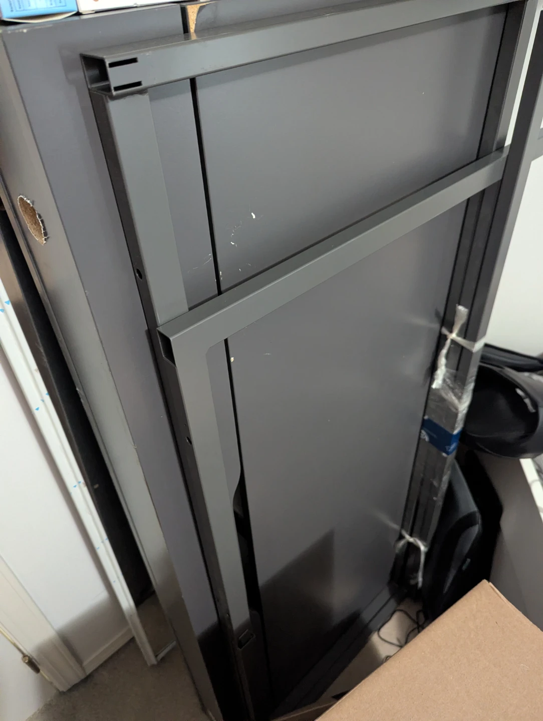 IKEA Alex Desk 2 Drawers Dark Grey