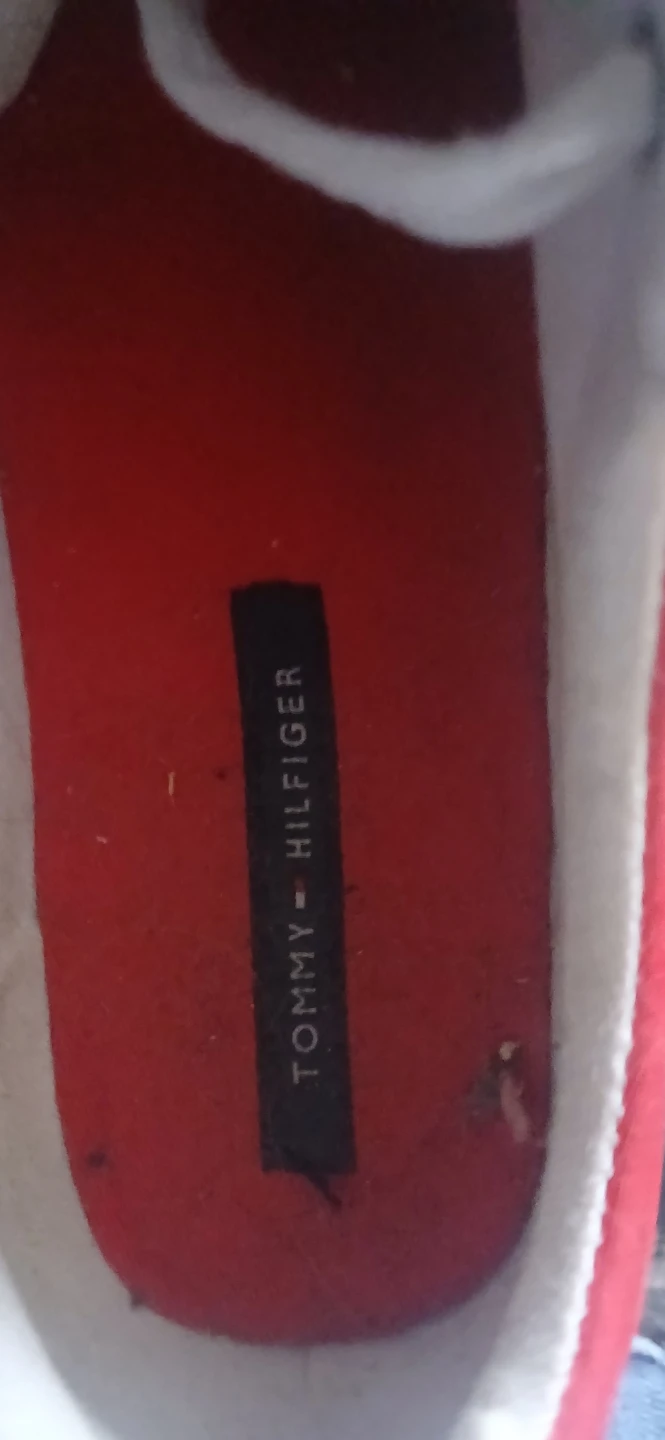 Tommy Hilfiger Red Canvas Sneakers - Size 10M - photo 3