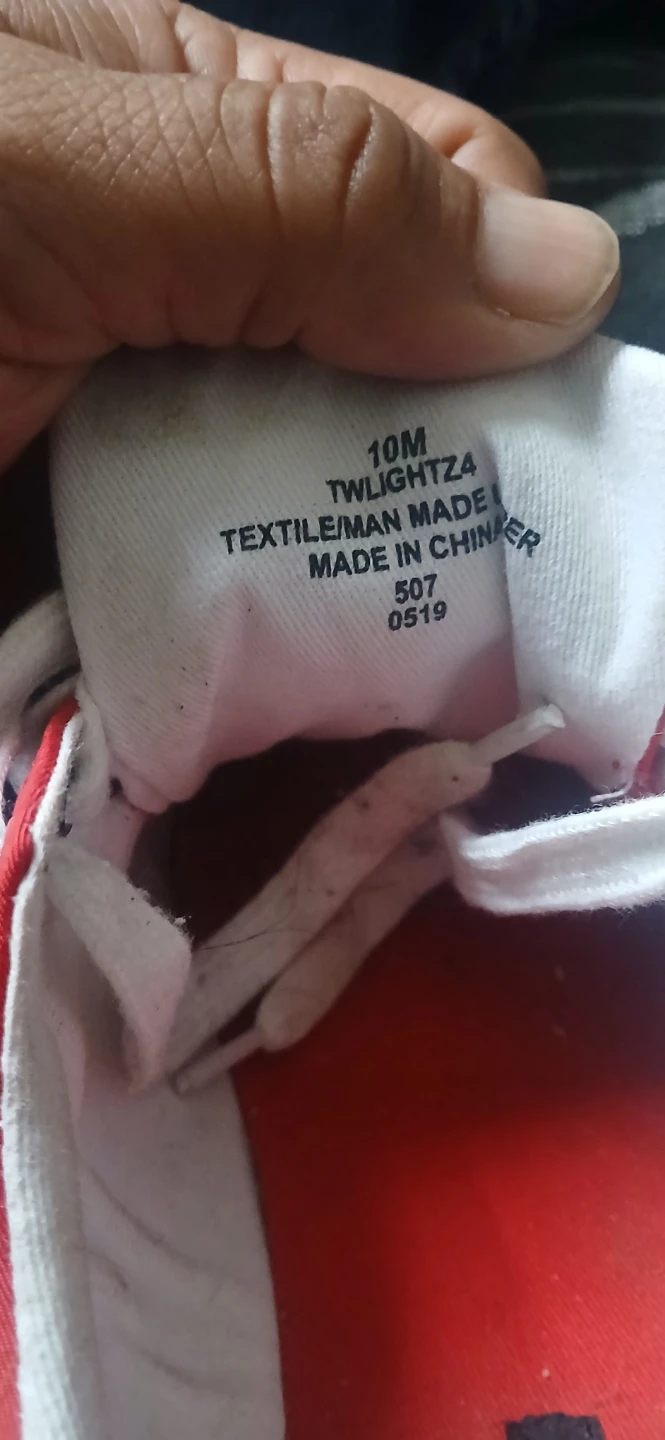 Tommy Hilfiger Red Canvas Sneakers - Size 10M - photo 4
