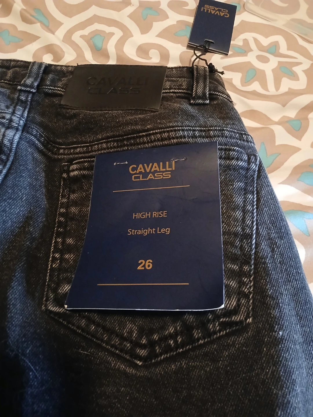 Cavalli Class High Rise Straight Leg Jeans - Size 26