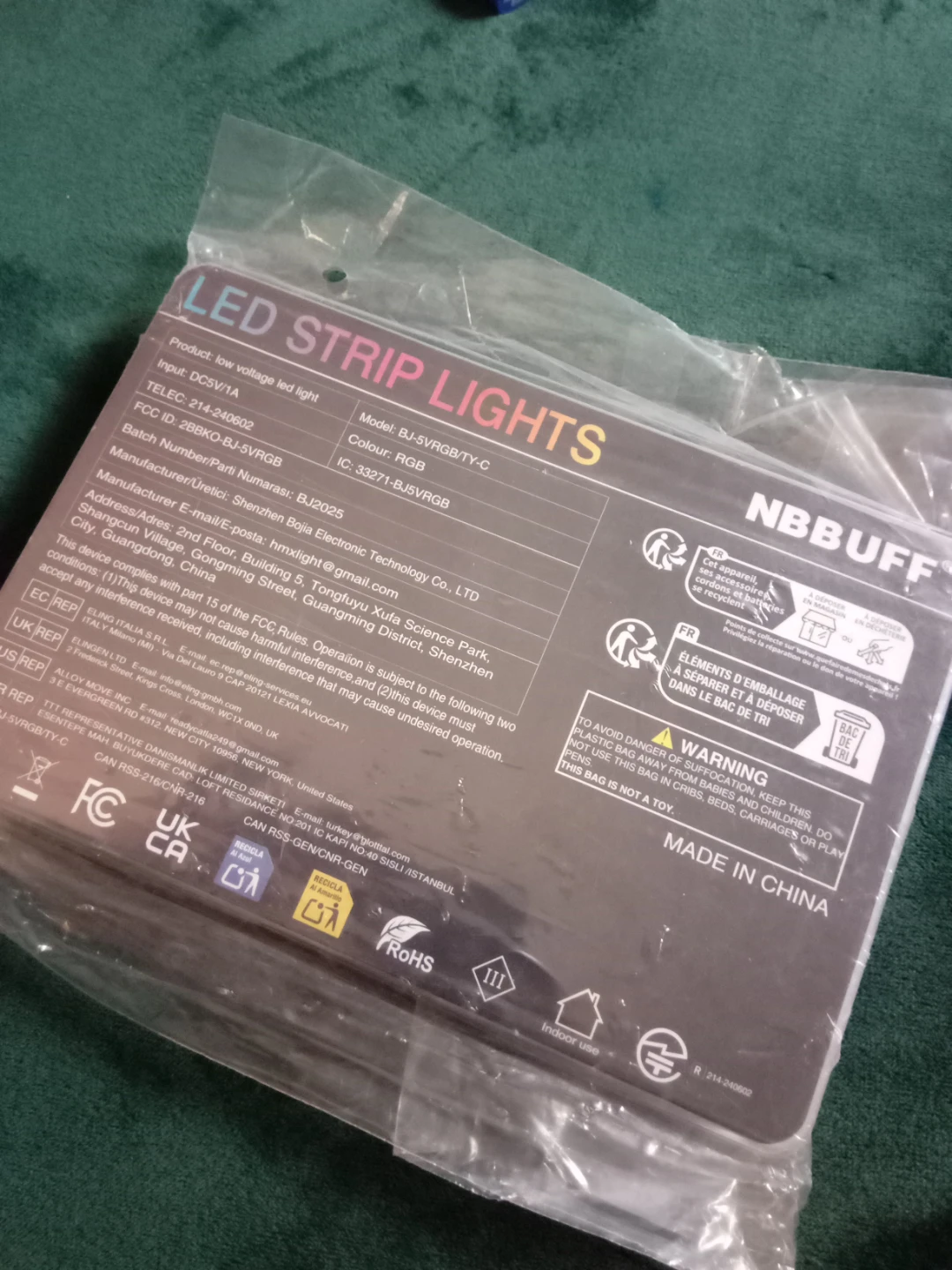 NBUFF LED Strip Lights RGB - photo 3
