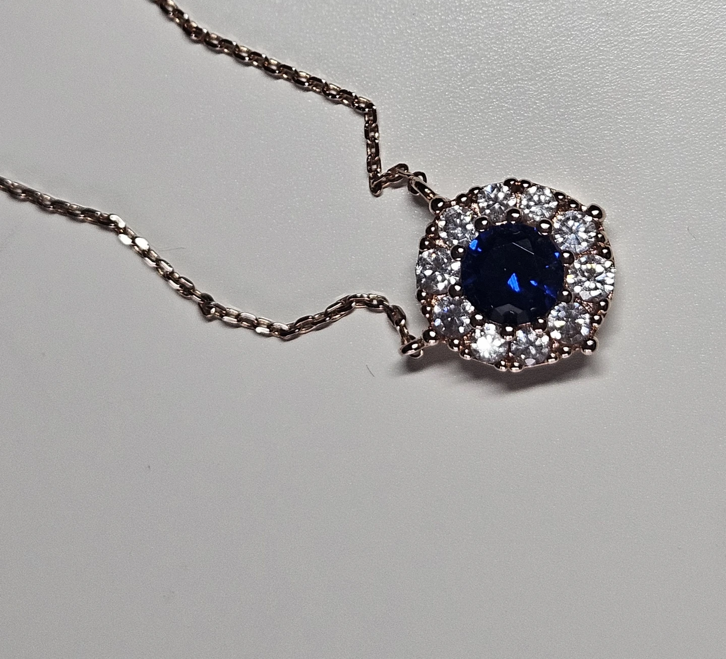 Elegant Sapphire Blue Jewelry Set - photo 3