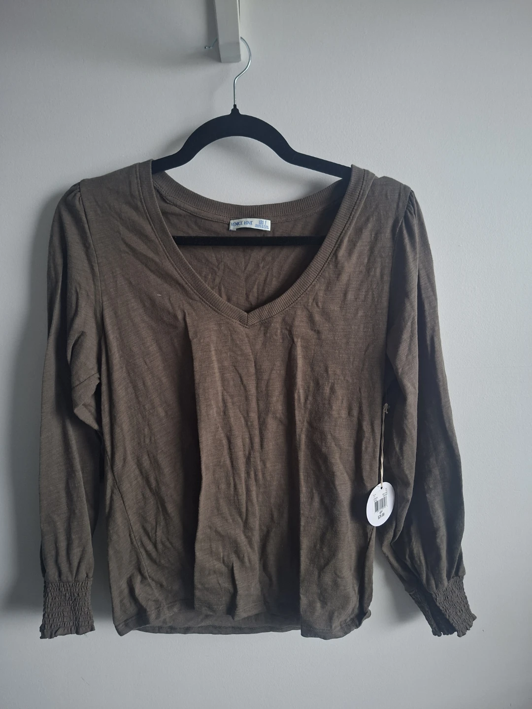 Venice Love Long Sleeve V-Neck Blouse (BNWT, S) - photo 3