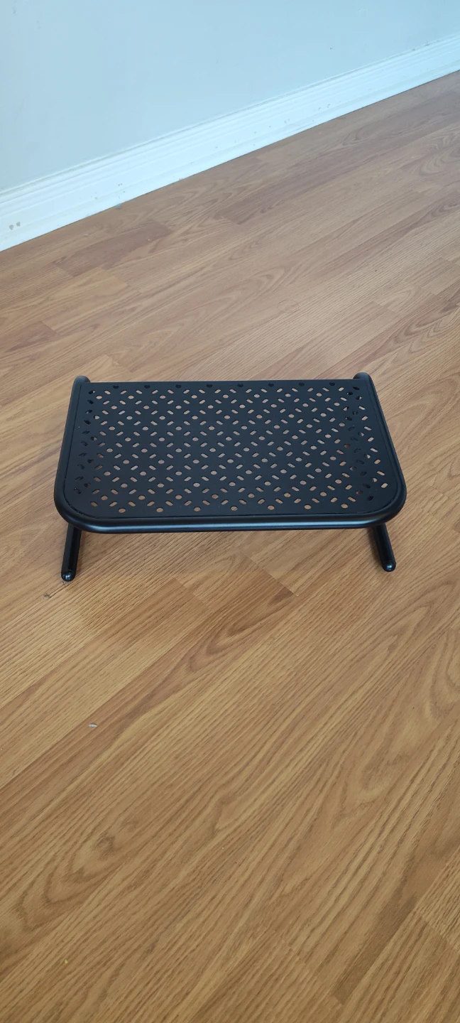 Black Metal Monitor Stand