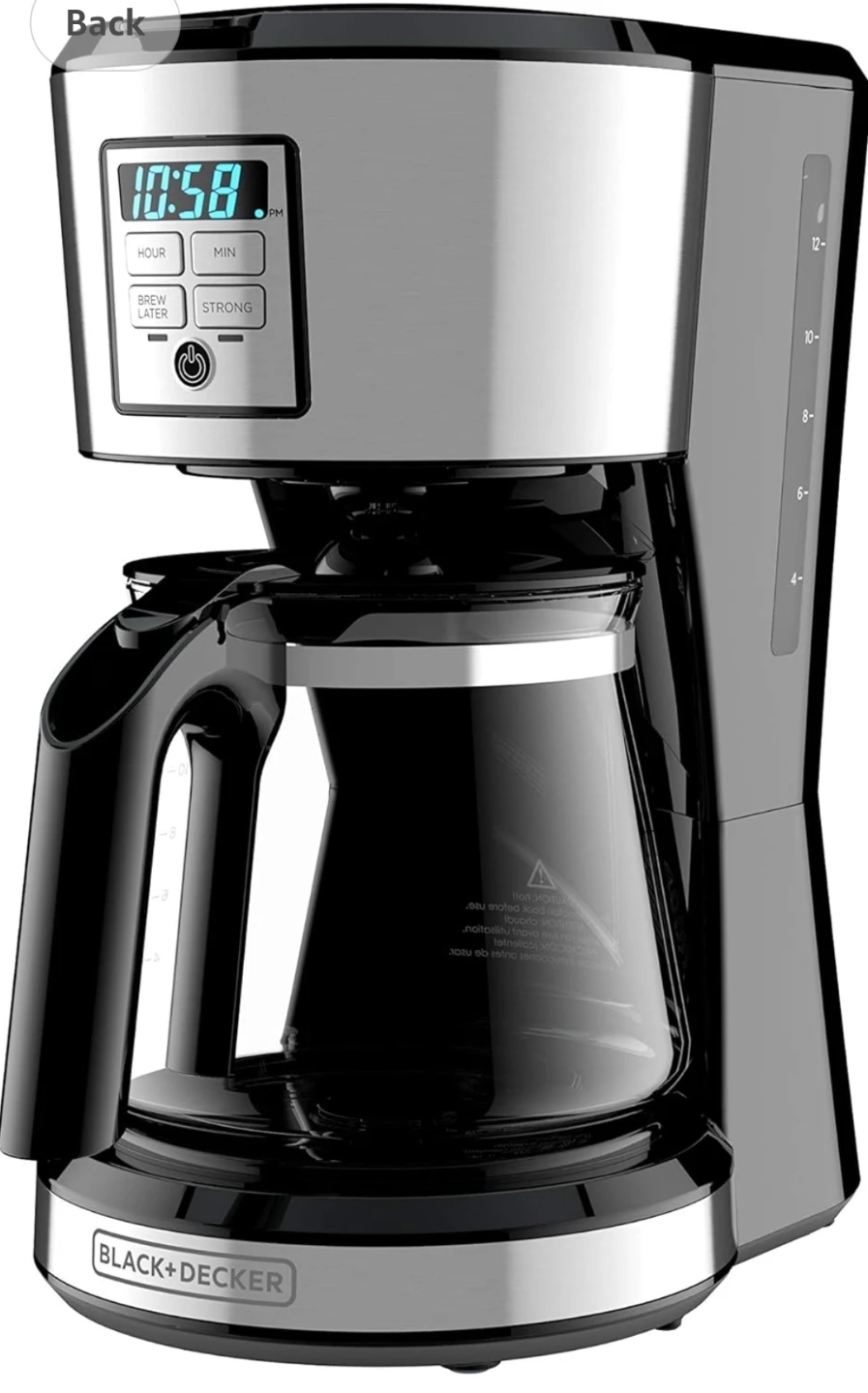 BLACK+DECKER 12-Cup Coffee Maker