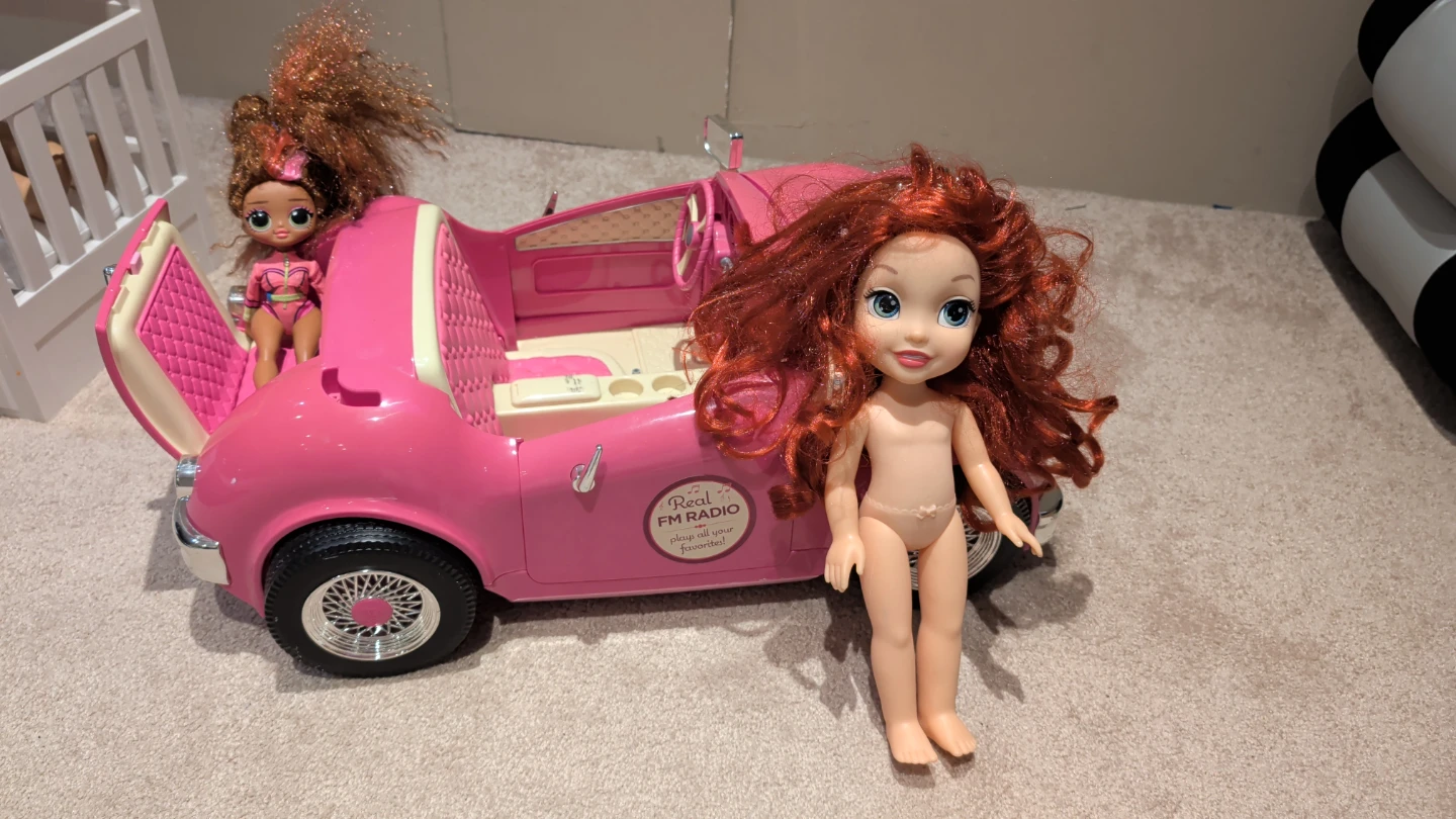 Pink Convertible Toy Car - photo 2