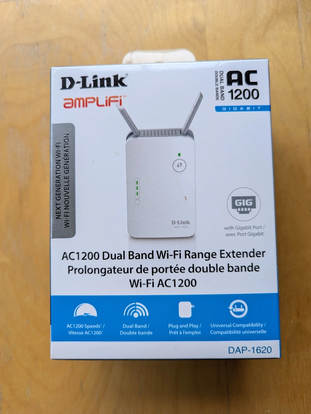 D-Link AC1200 Dual Band Wi-Fi Range Extender DAP-1620