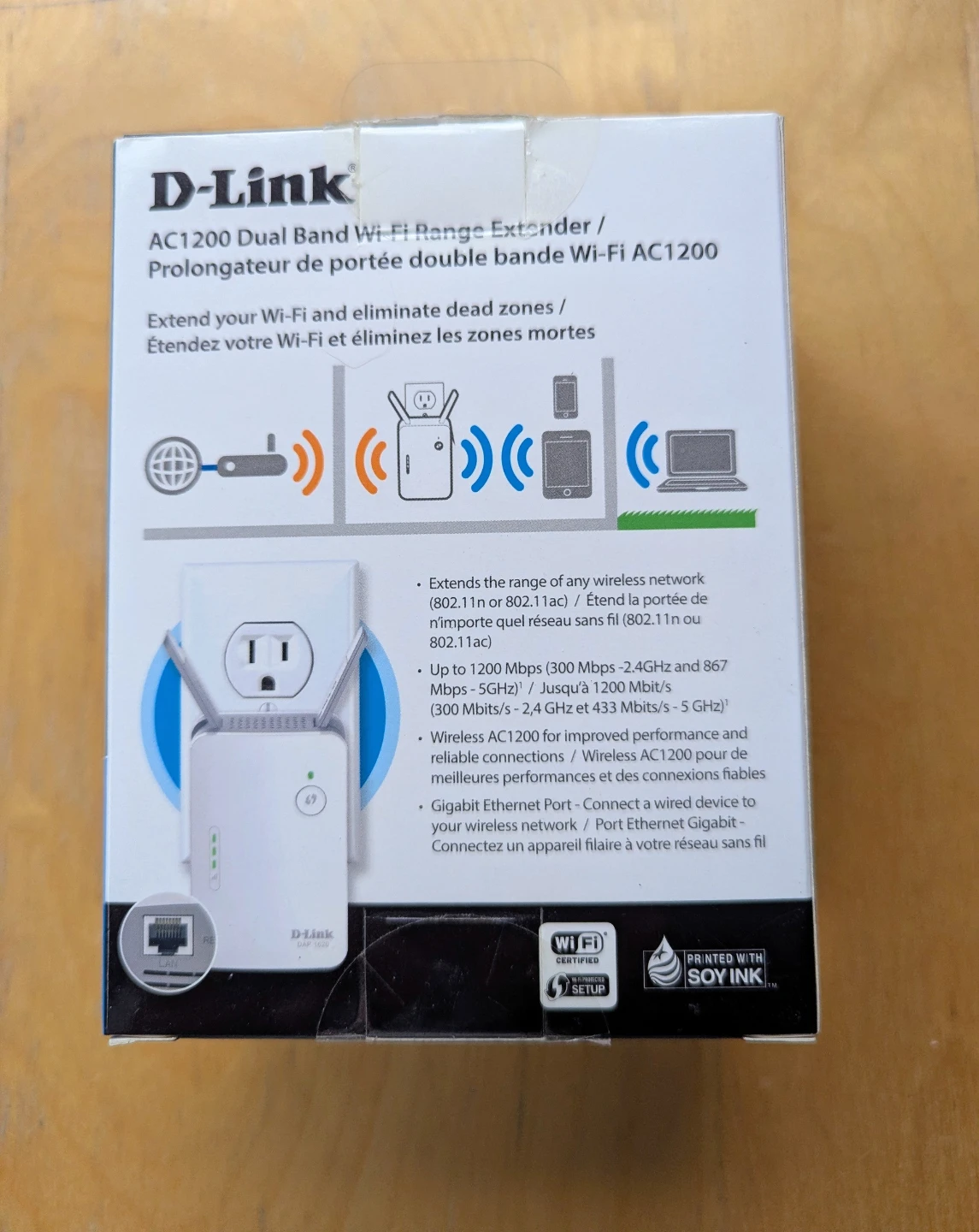 D-Link AC1200 Dual Band Wi-Fi Range Extender DAP-1620 - photo 3