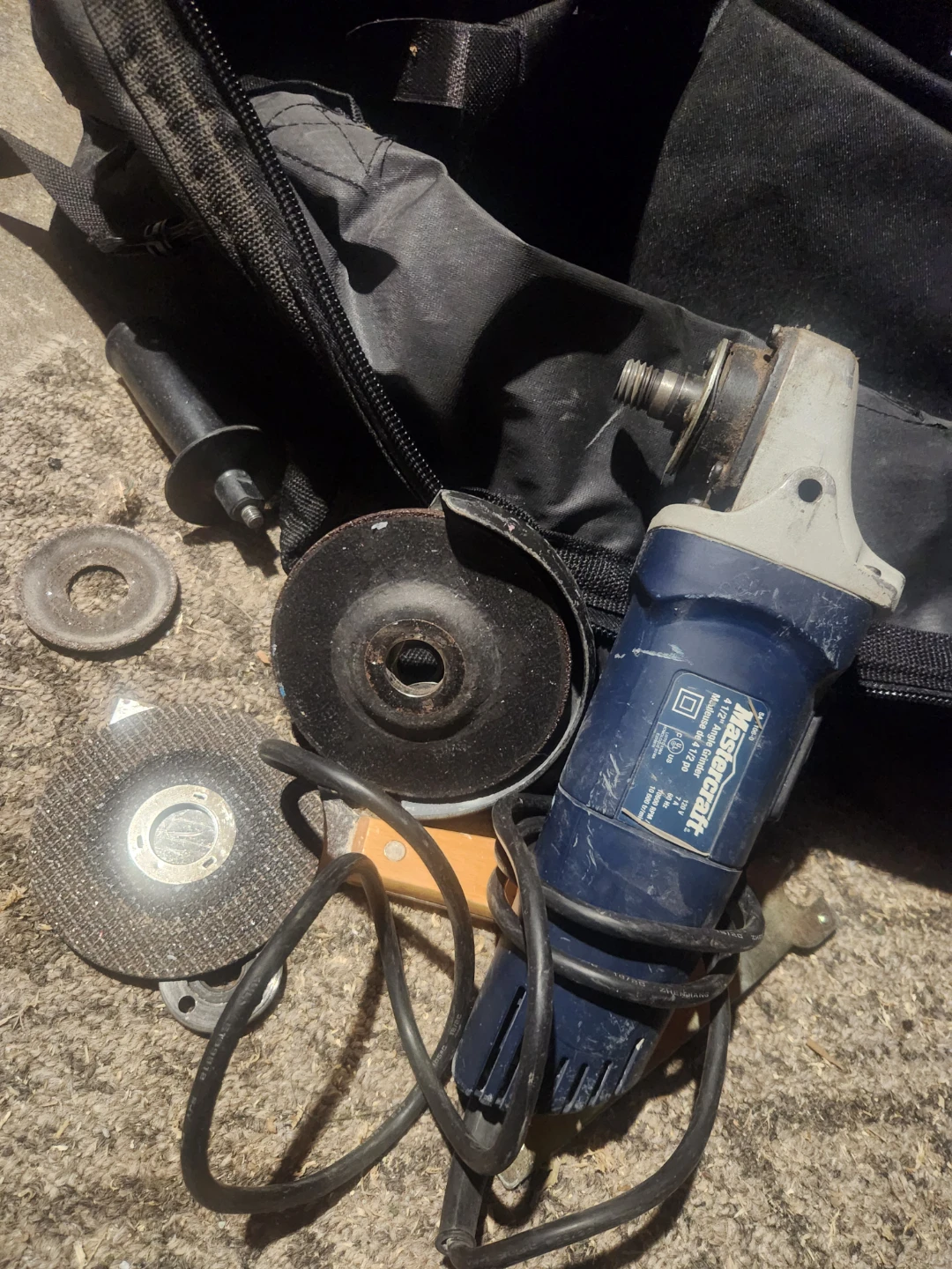 Mastercraft 4 1/2" Angle Grinder