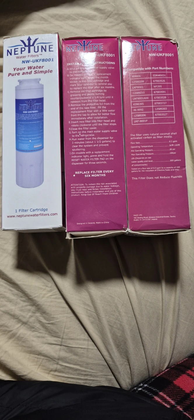 Neptune NW-UKF8001 Water Filter Cartridge
