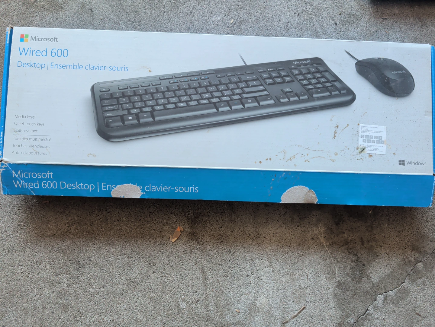 Microsoft Wired 600 Desktop Keyboard and Mouse Combo