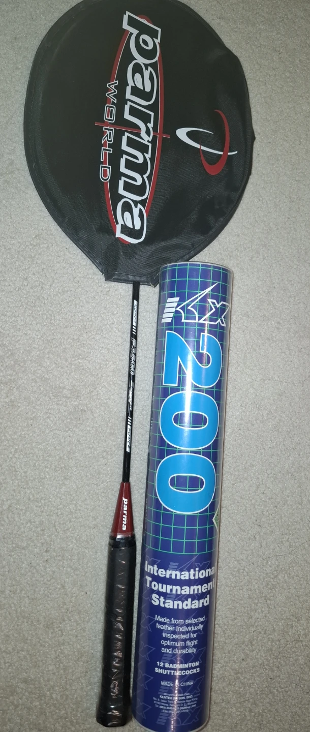 Brand New Badminton Set - Parma Racket & KX Shuttlecocks