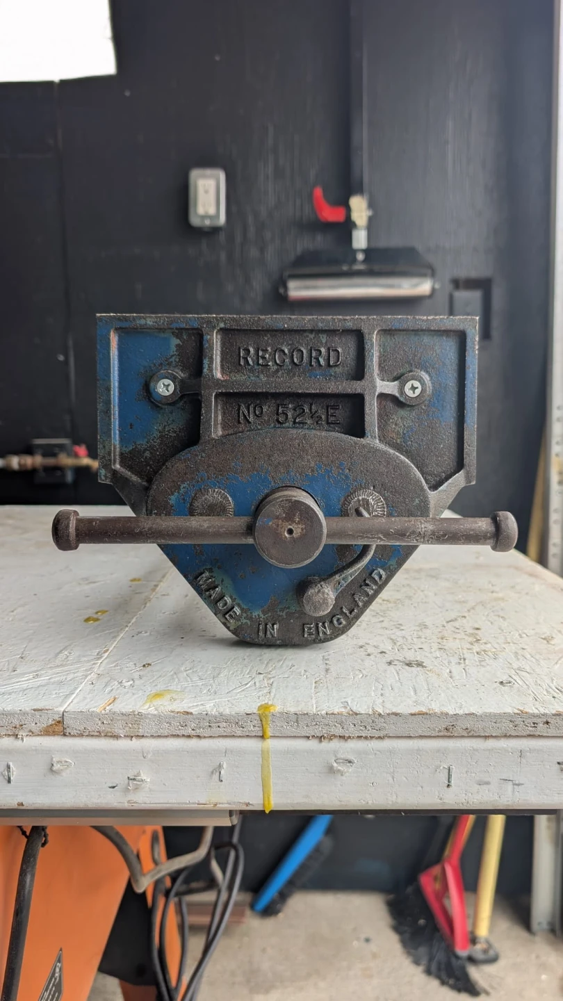 Record No. 52 1/2E Woodworking Vice with Dog