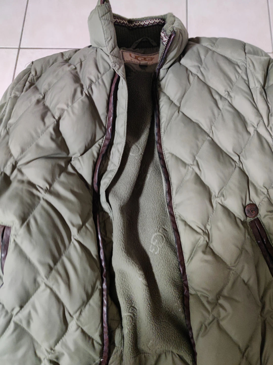 Ugg Australia Quilted Puffer Jacket Size 12