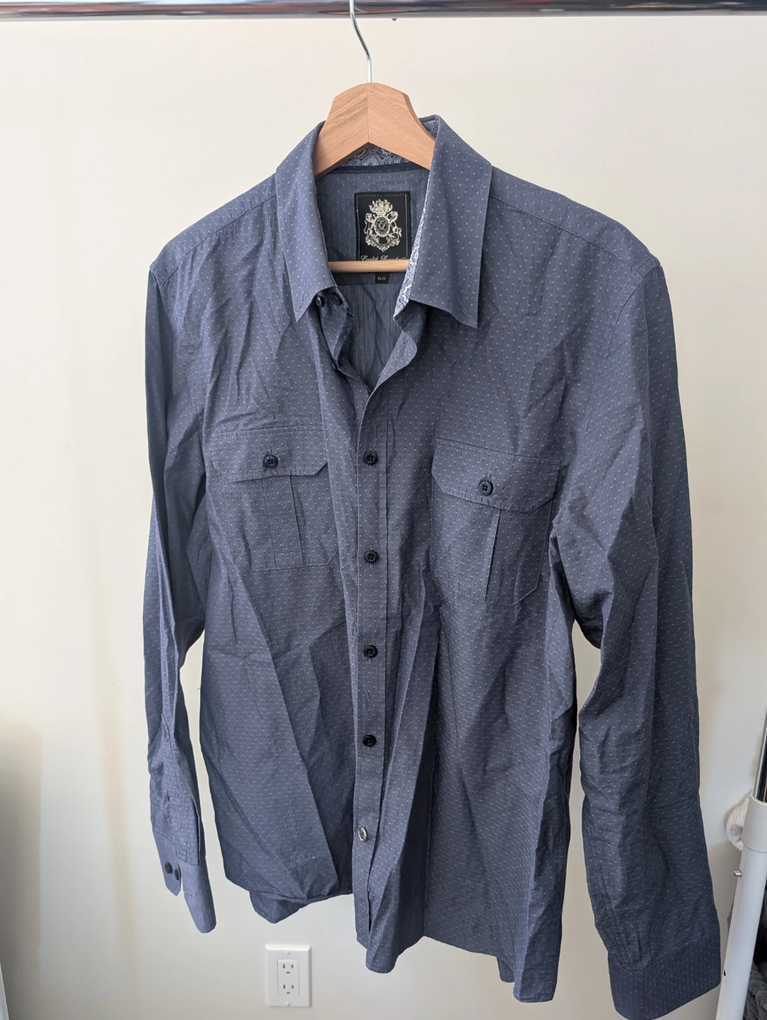 English Laundry Men's Long Sleeve Button-Up Shirt - M/M