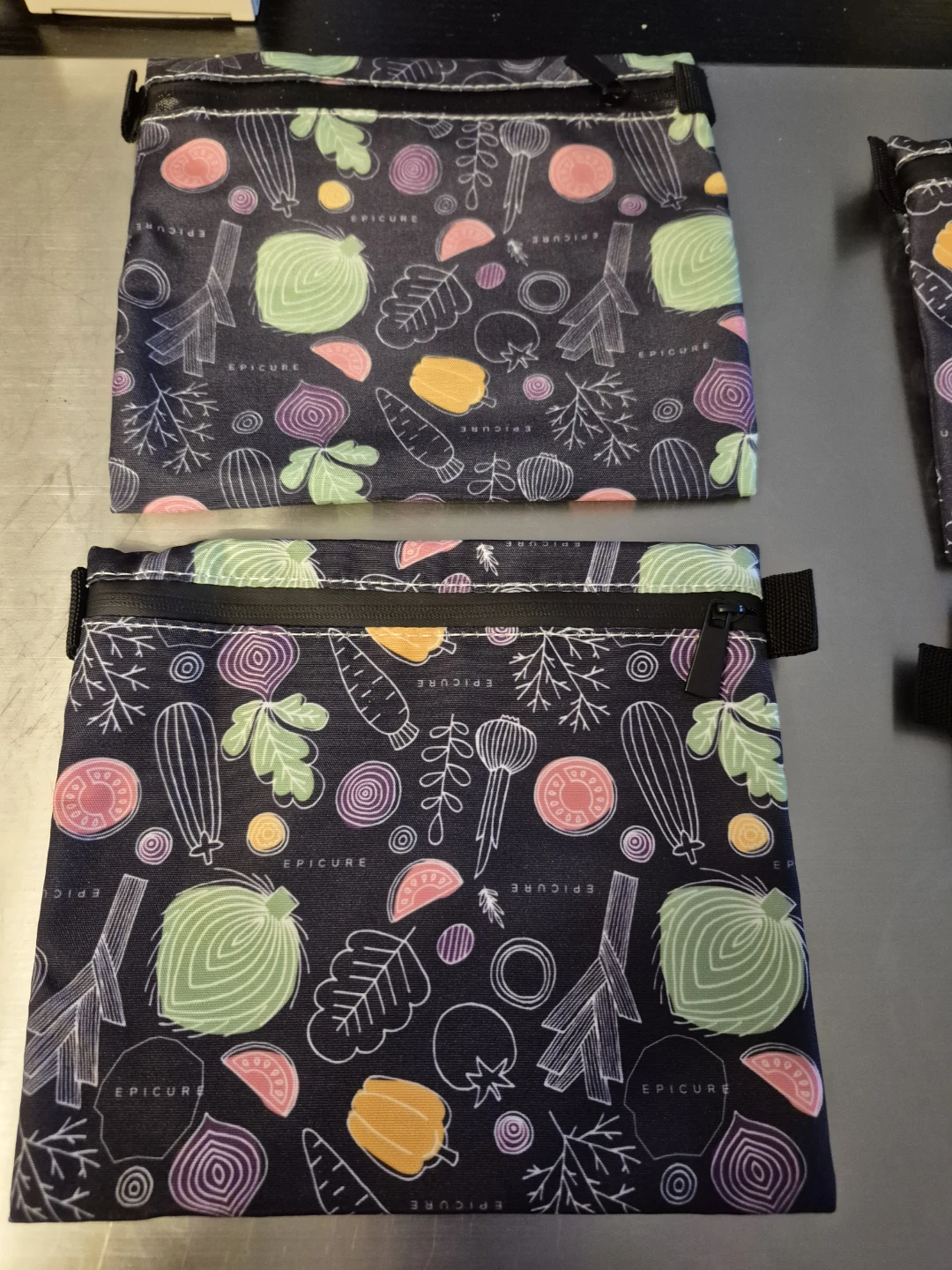 Epicure Zippered Pouches Set of 2 each L, M ,S - photo 3