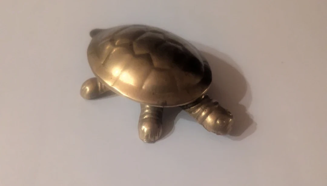 Brass Turtle Trinket Dish