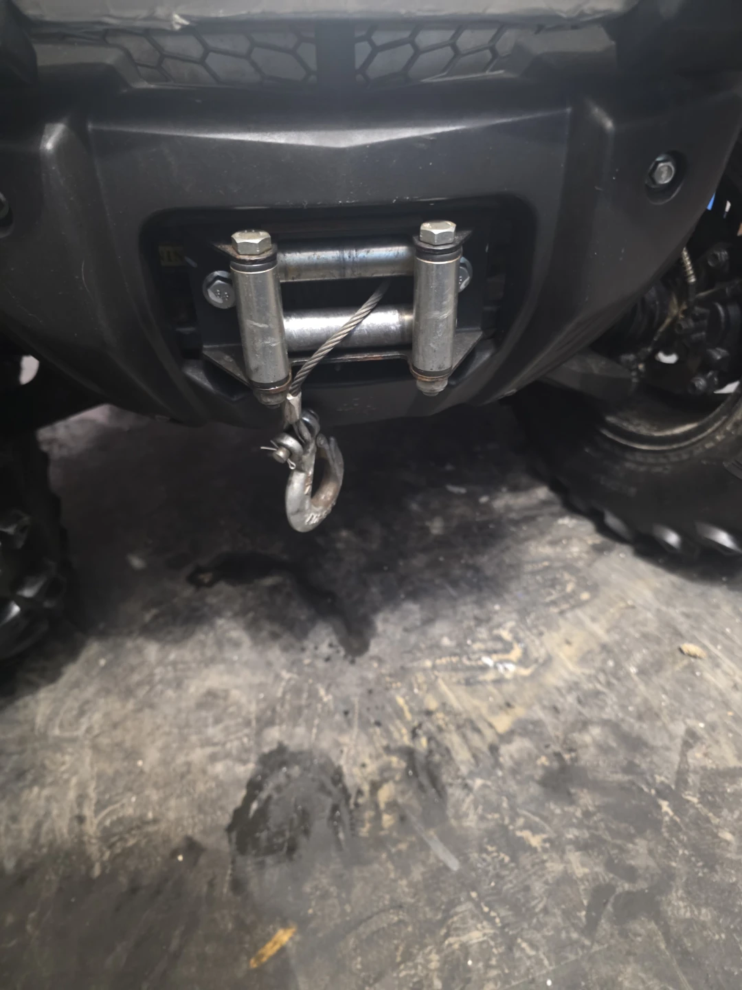 Blue CFMoto ATV with Winch - photo 4