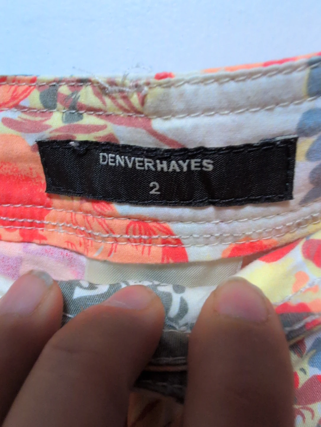 DENVER HAYES Floral Print  Skirt Size 2 - photo 5