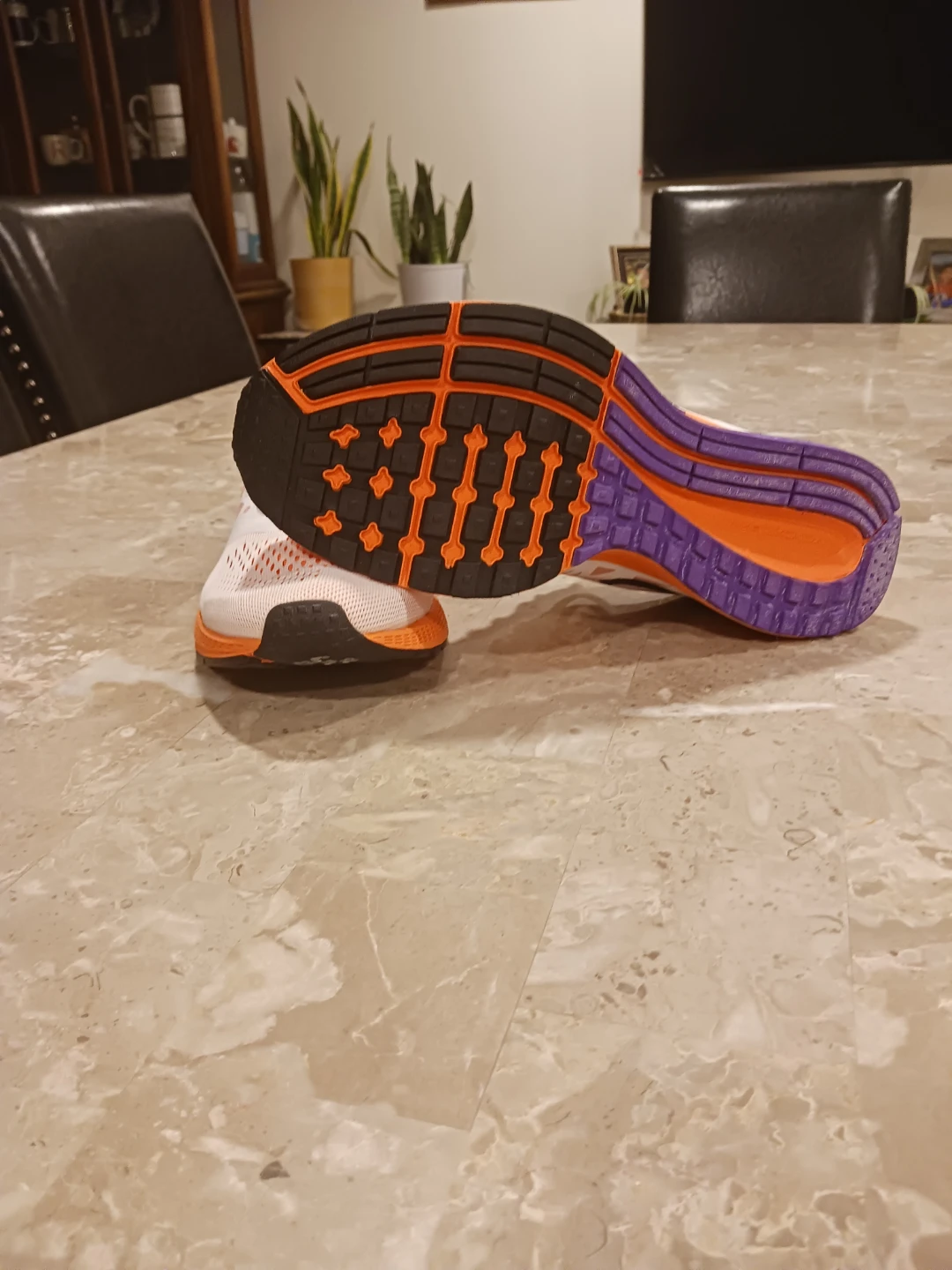 Nike Running Shoes White/Orange/Purple - photo 2