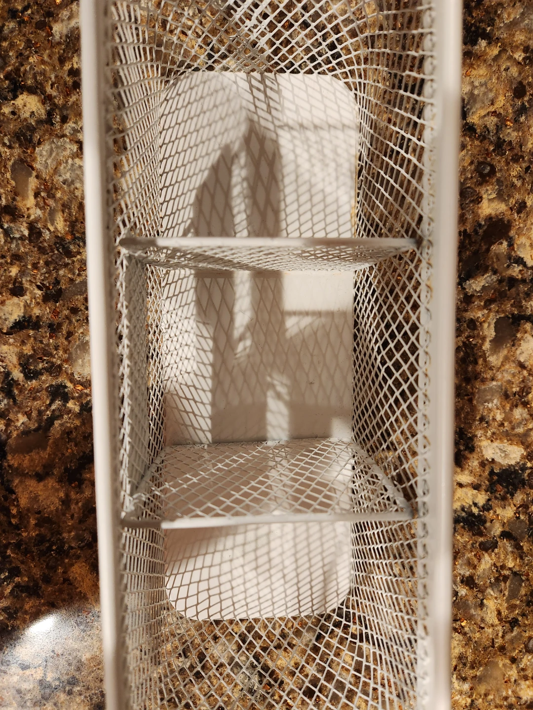 Rae Dunn White Mesh Beauty Organizer - photo 2