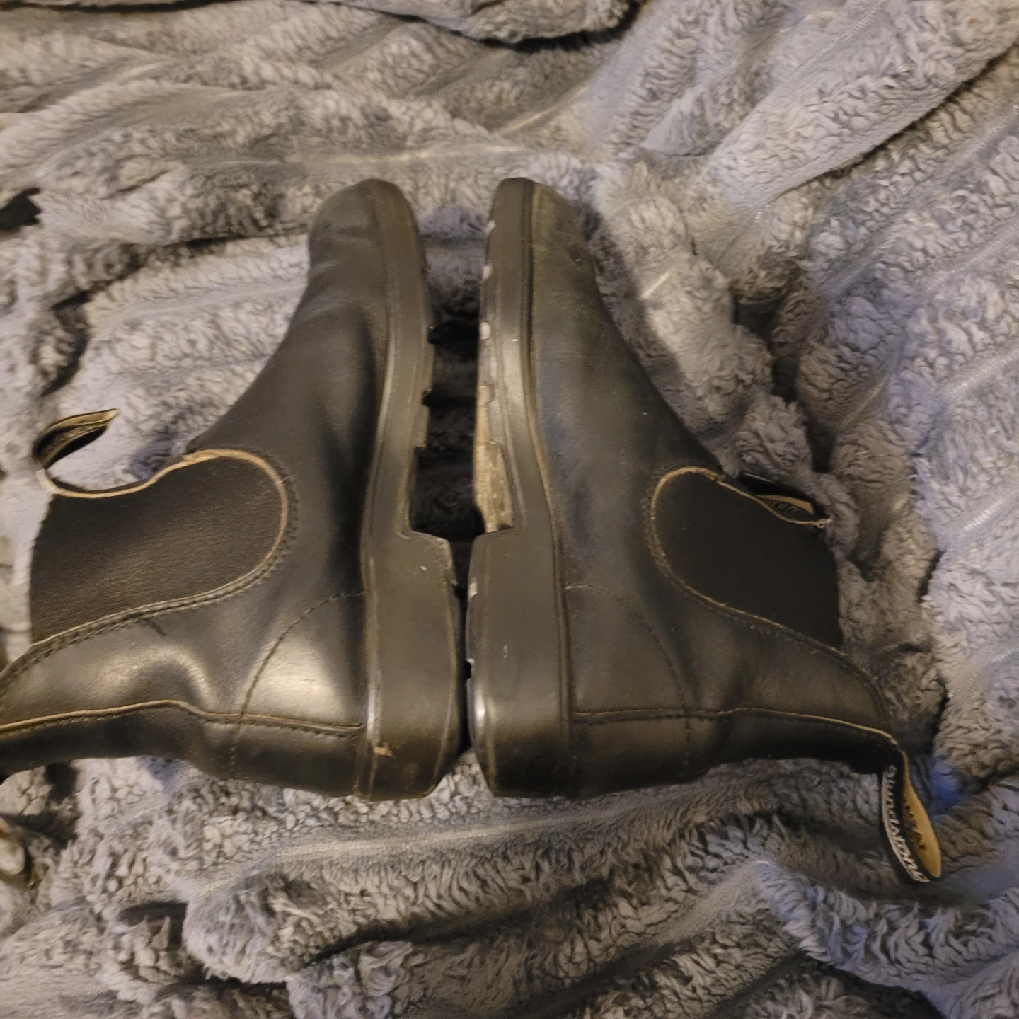 Size 4.5OZ /8W/7M ☆ Blundstone Black Leather Chelsea Boots - photo 5