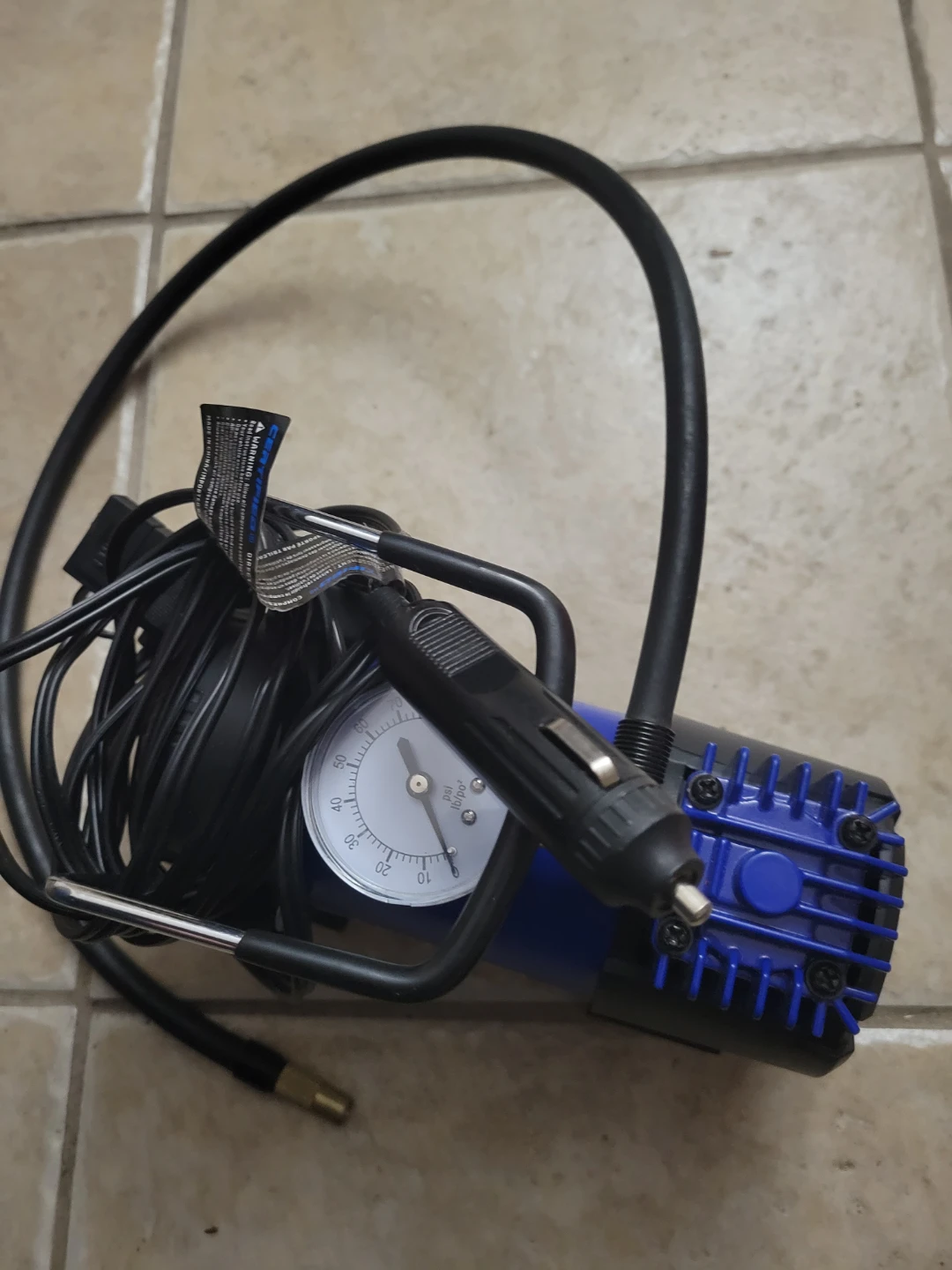 Certified 12V Portable Air Compressor/Tire Inflator - photo 3